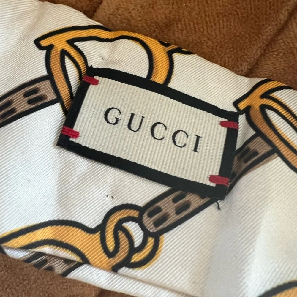 GUCCI Silk Headband Horsebit Design - Picture 4 of 9